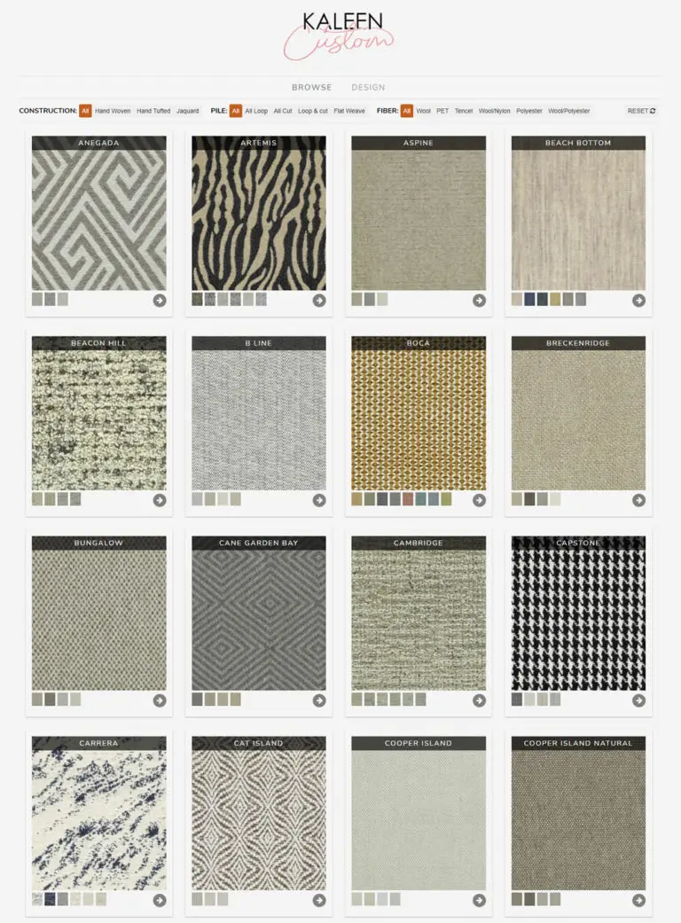 carpet samples